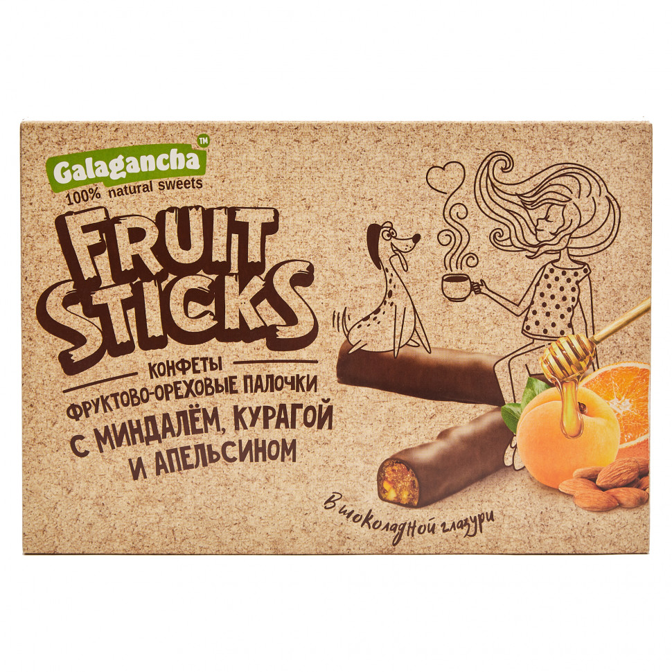  Берестов КРАФТ Fruit Stiсks с курагой и миндалем, 175г   в Анжеро-судженске