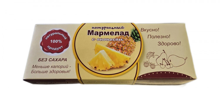  Мармелад натуральный "Ананас" 140г  в Анжеро-судженске